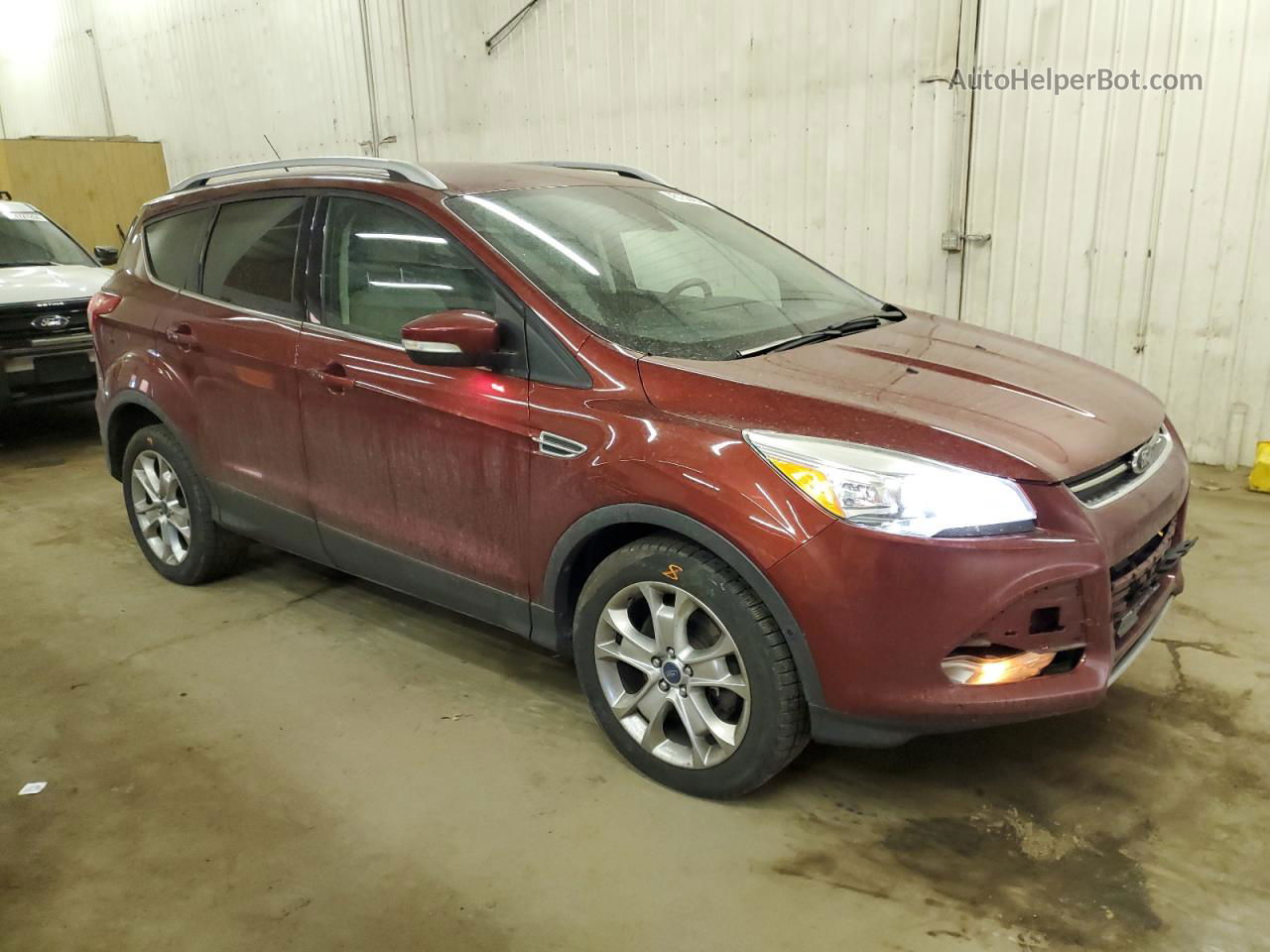 2014 Ford Escape Titanium Burgundy vin: 1FMCU9J95EUB46828