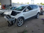 2015 Ford Escape Titanium White vin: 1FMCU9J95FUB02006