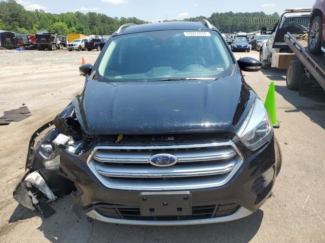 2017 Ford Escape Titanium Black vin: 1FMCU9J95HUD66183