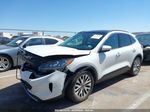 2021 Ford Escape Titanium White vin: 1FMCU9J95MUB19689