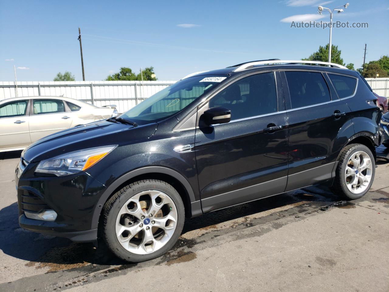 2014 Ford Escape Titanium Black vin: 1FMCU9J96EUC97256