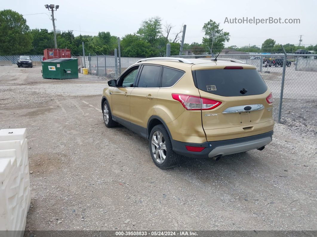 2014 Ford Escape Titanium Gold vin: 1FMCU9J96EUD53700