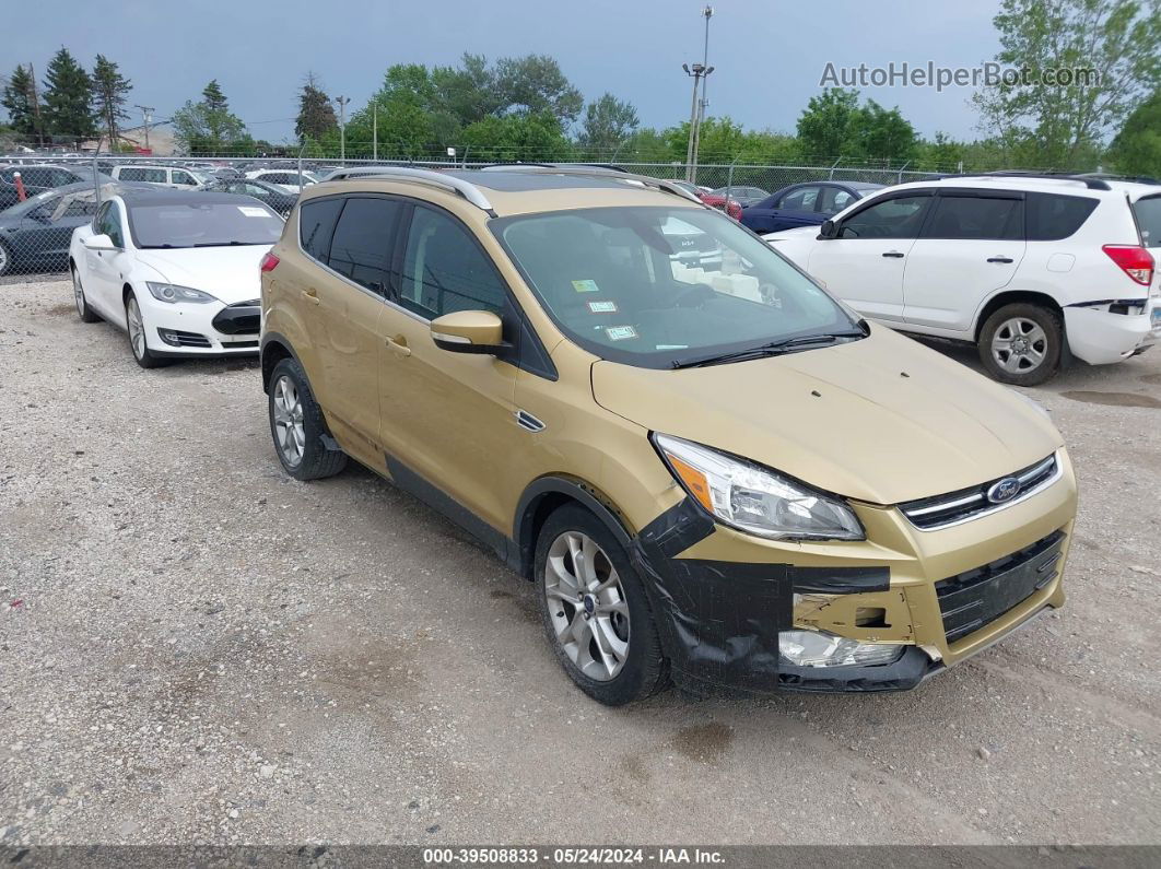 2014 Ford Escape Titanium Gold vin: 1FMCU9J96EUD53700