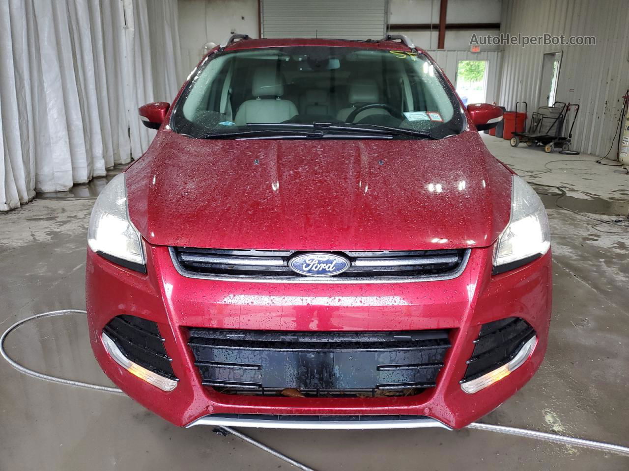 2015 Ford Escape Titanium Red vin: 1FMCU9J96FUA48036