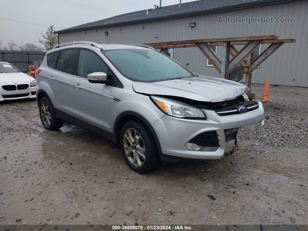 2016 Ford Escape Titanium Серебряный vin: 1FMCU9J96GUB13551