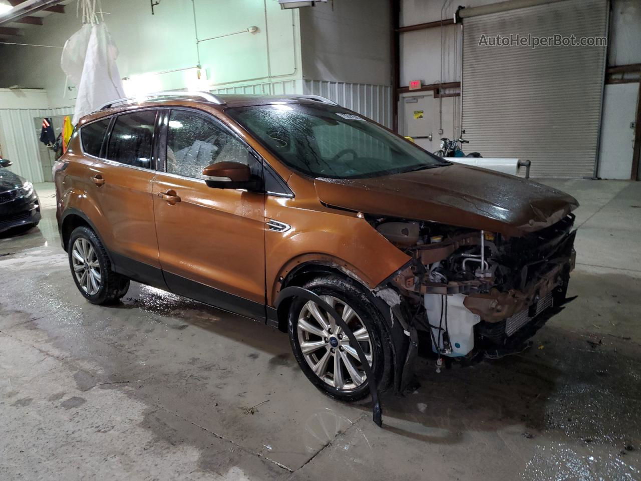 2017 Ford Escape Titanium Orange vin: 1FMCU9J96HUB62279