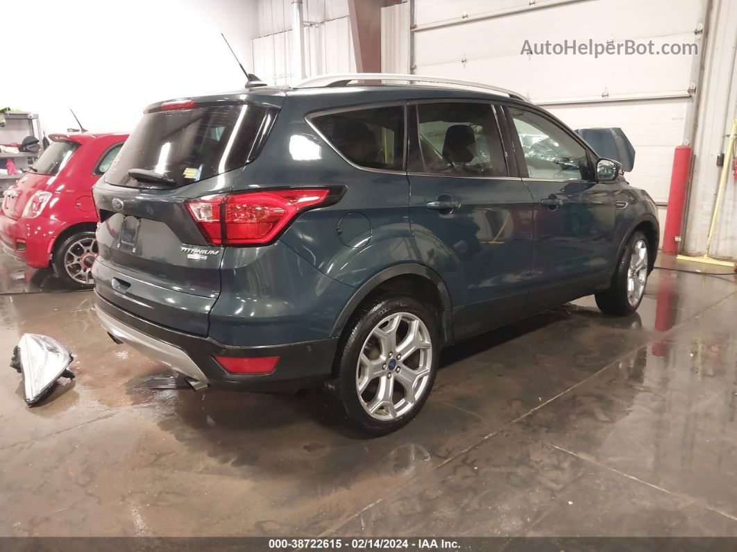 2019 Ford Escape Titanium Blue vin: 1FMCU9J96KUC29650