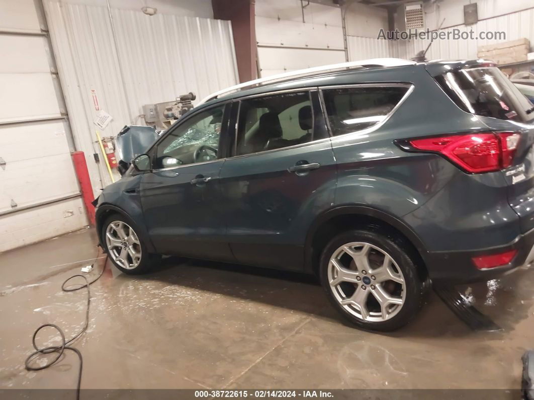 2019 Ford Escape Titanium Blue vin: 1FMCU9J96KUC29650