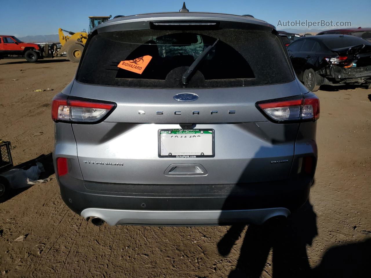 2021 Ford Escape Titanium Silver vin: 1FMCU9J96MUA04521