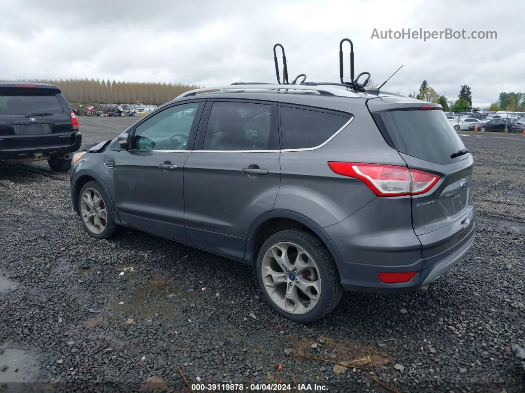 2013 Ford Escape Titanium Серый vin: 1FMCU9J97DUA26737