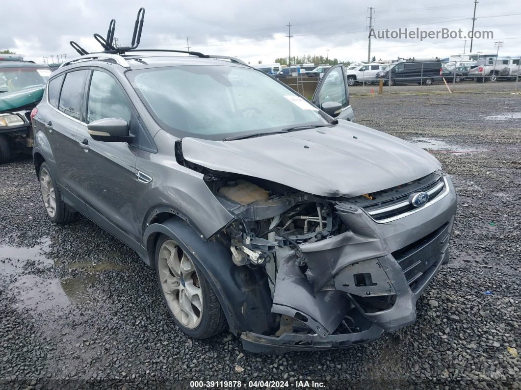 2013 Ford Escape Titanium Серый vin: 1FMCU9J97DUA26737