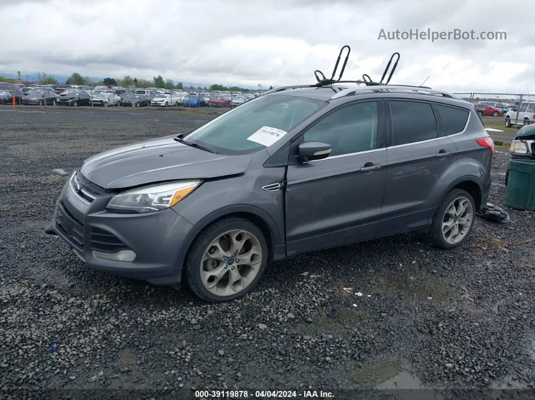 2013 Ford Escape Titanium Серый vin: 1FMCU9J97DUA26737