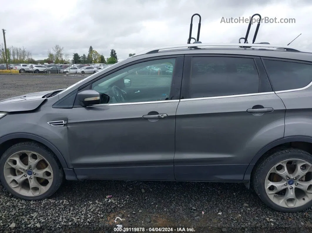 2013 Ford Escape Titanium Серый vin: 1FMCU9J97DUA26737