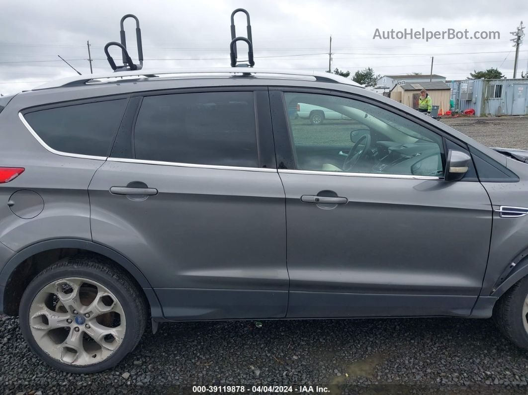 2013 Ford Escape Titanium Gray vin: 1FMCU9J97DUA26737