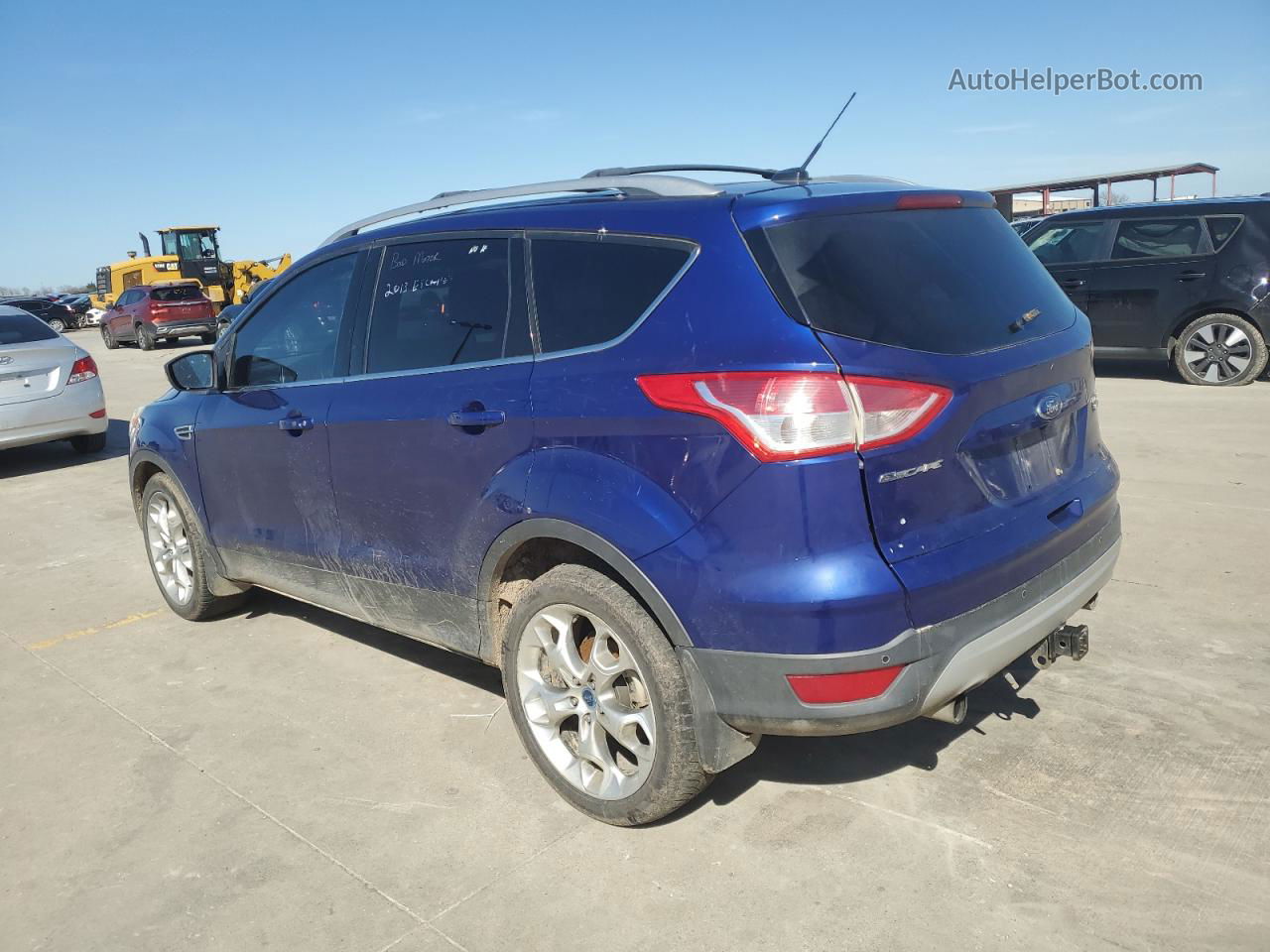 2013 Ford Escape Titanium Blue vin: 1FMCU9J97DUC02492