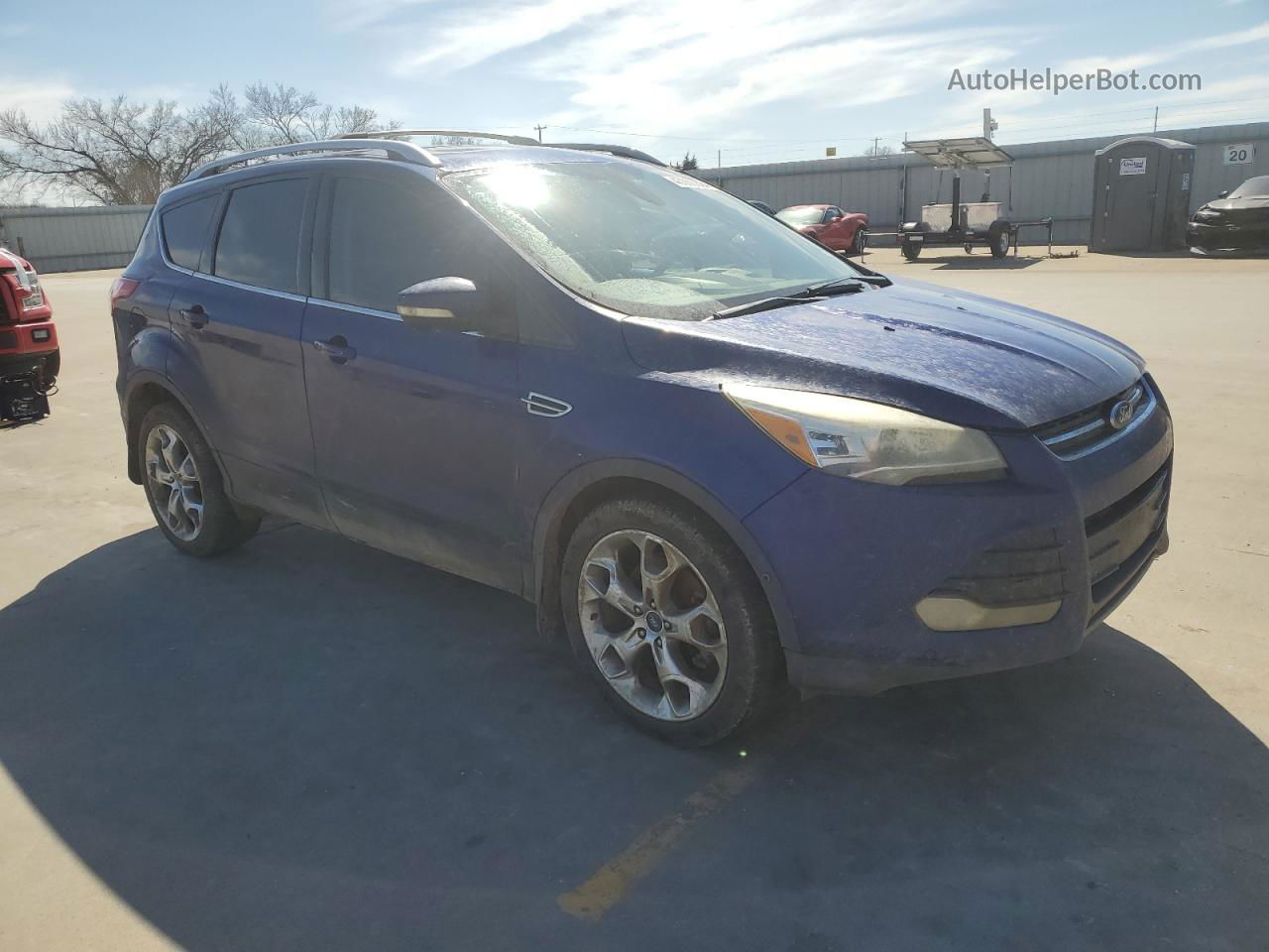 2013 Ford Escape Titanium Blue vin: 1FMCU9J97DUC02492