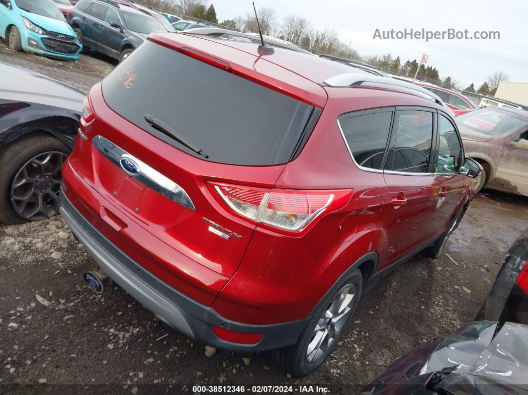 2014 Ford Escape Titanium Burgundy vin: 1FMCU9J97EUE57967