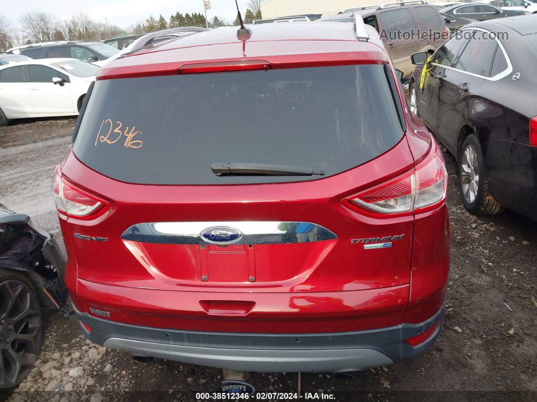 2014 Ford Escape Titanium Бордовый vin: 1FMCU9J97EUE57967