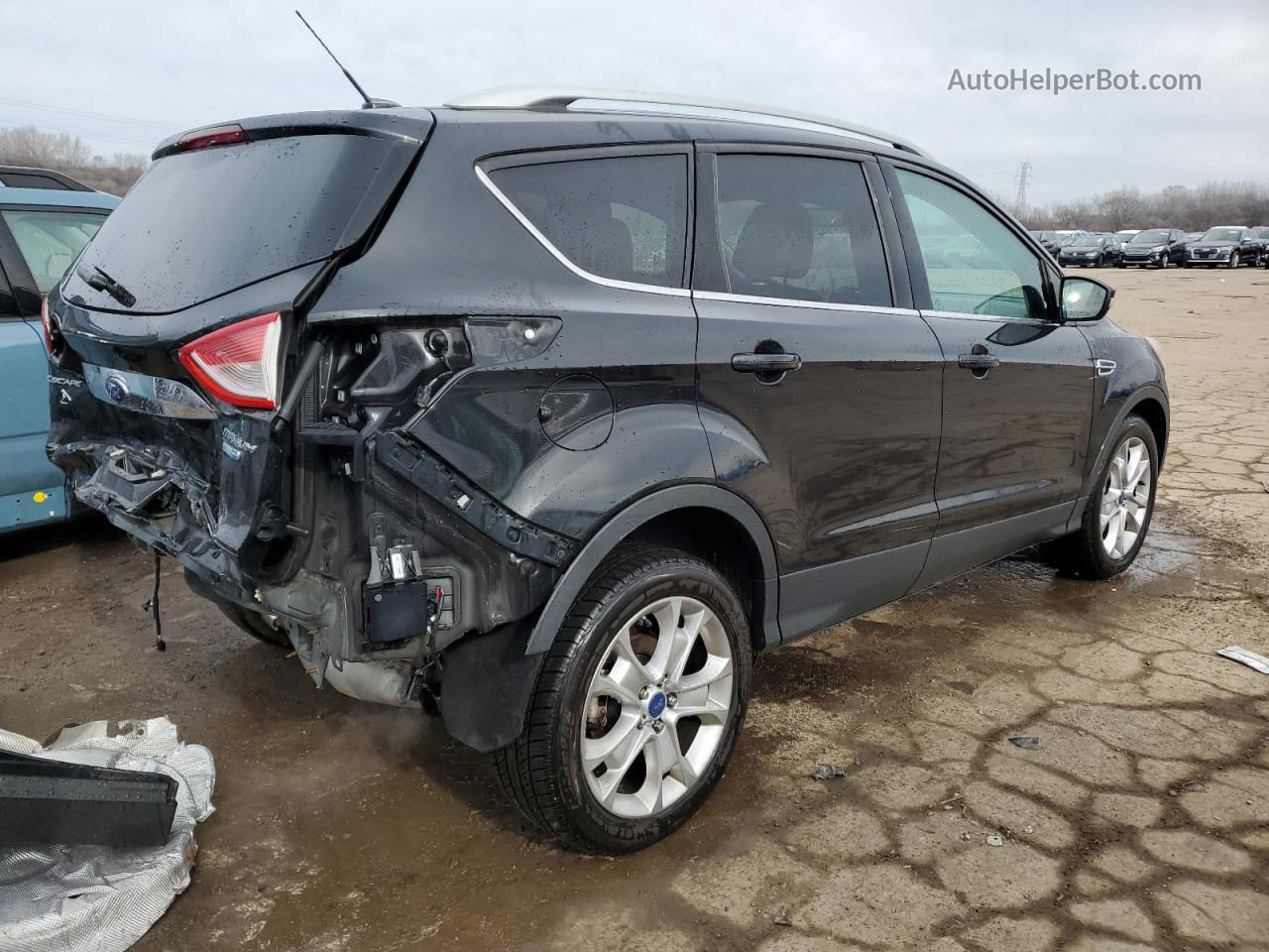 2015 Ford Escape Titanium Black vin: 1FMCU9J97FUB25786