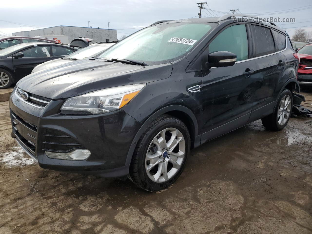 2015 Ford Escape Titanium Black vin: 1FMCU9J97FUB25786