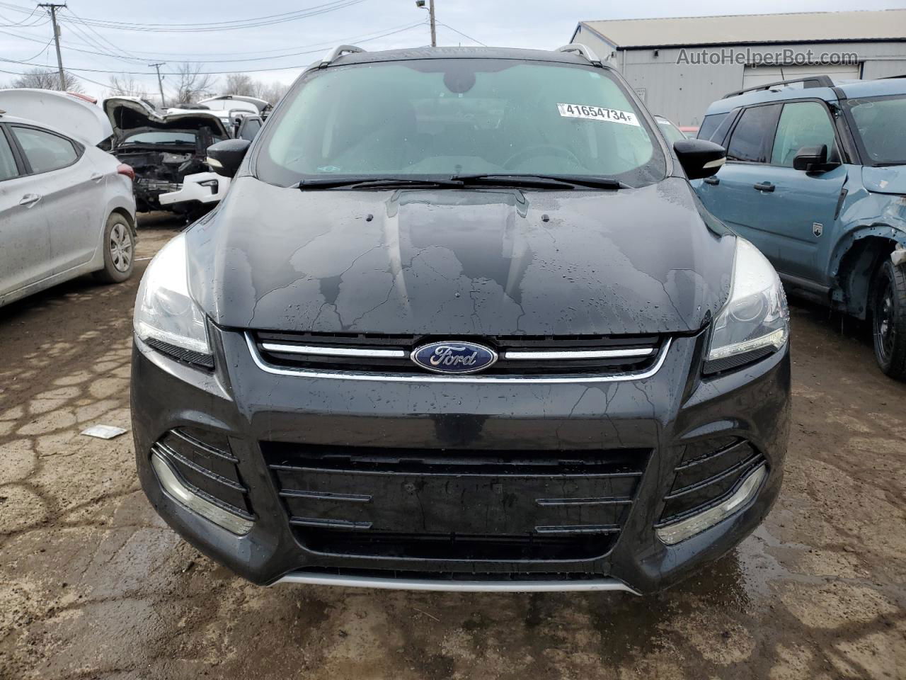 2015 Ford Escape Titanium Black vin: 1FMCU9J97FUB25786