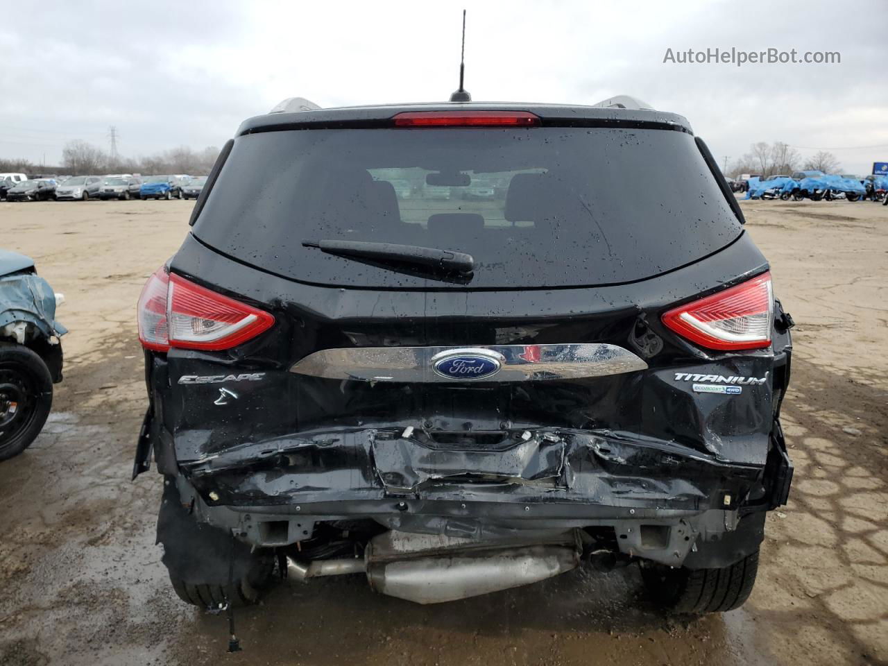 2015 Ford Escape Titanium Black vin: 1FMCU9J97FUB25786