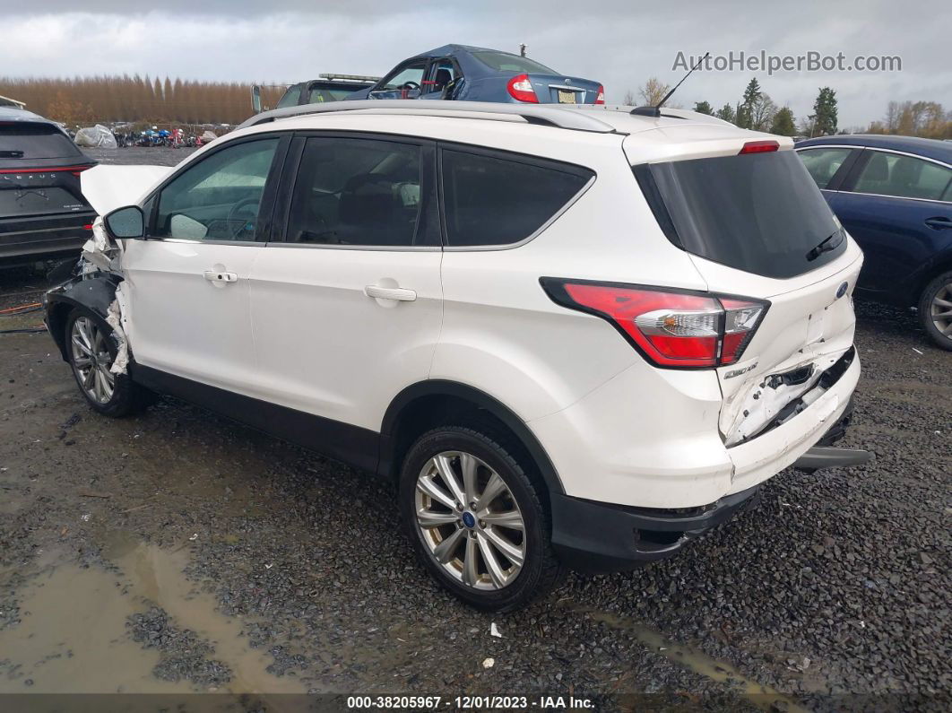 2017 Ford Escape Titanium Белый vin: 1FMCU9J97HUE98183