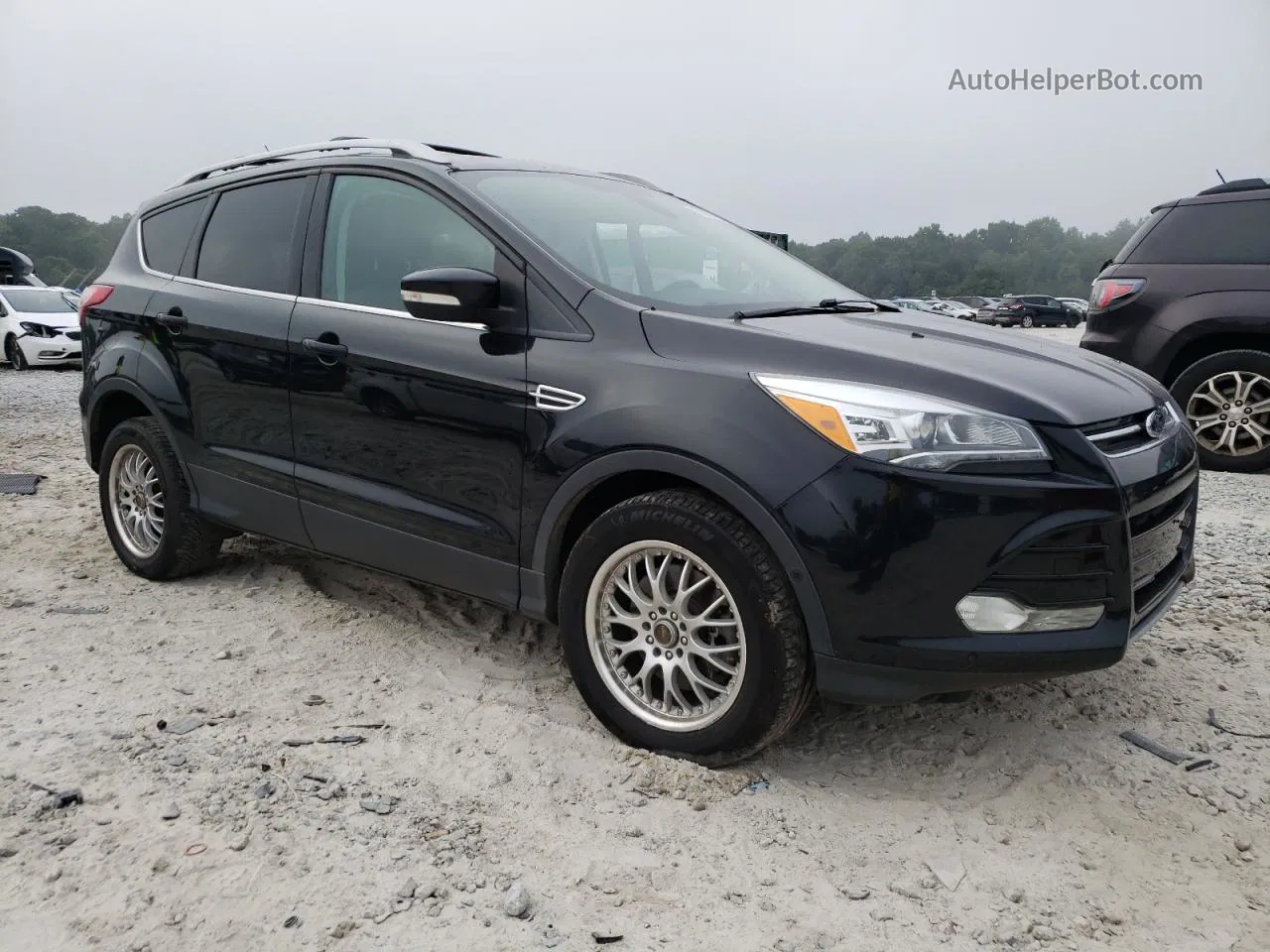 2013 Ford Escape Titanium Black vin: 1FMCU9J98DUB82916