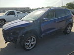 2014 Ford Escape Titanium Синий vin: 1FMCU9J98EUA38381