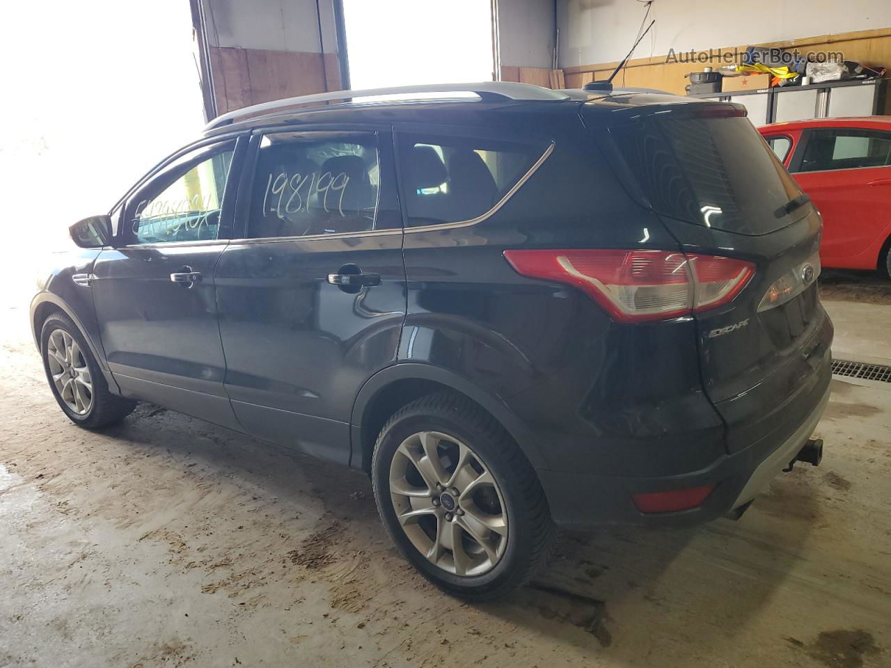 2014 Ford Escape Titanium Черный vin: 1FMCU9J98EUD71714