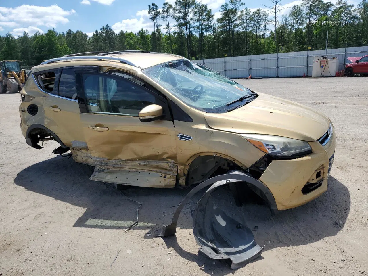 2014 Ford Escape Titanium Gold vin: 1FMCU9J98EUE07269