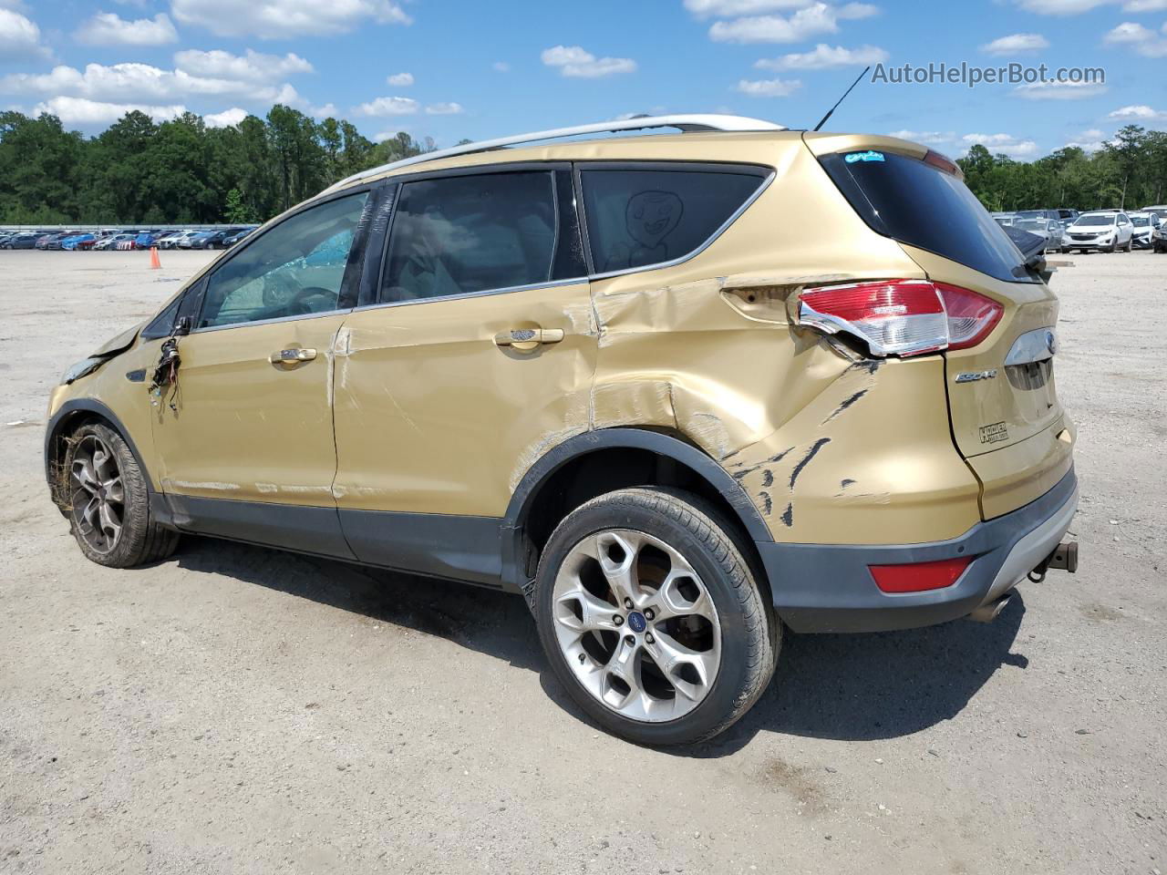 2014 Ford Escape Titanium Gold vin: 1FMCU9J98EUE07269