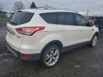 2014 Ford Escape Titanium White vin: 1FMCU9J98EUE53829