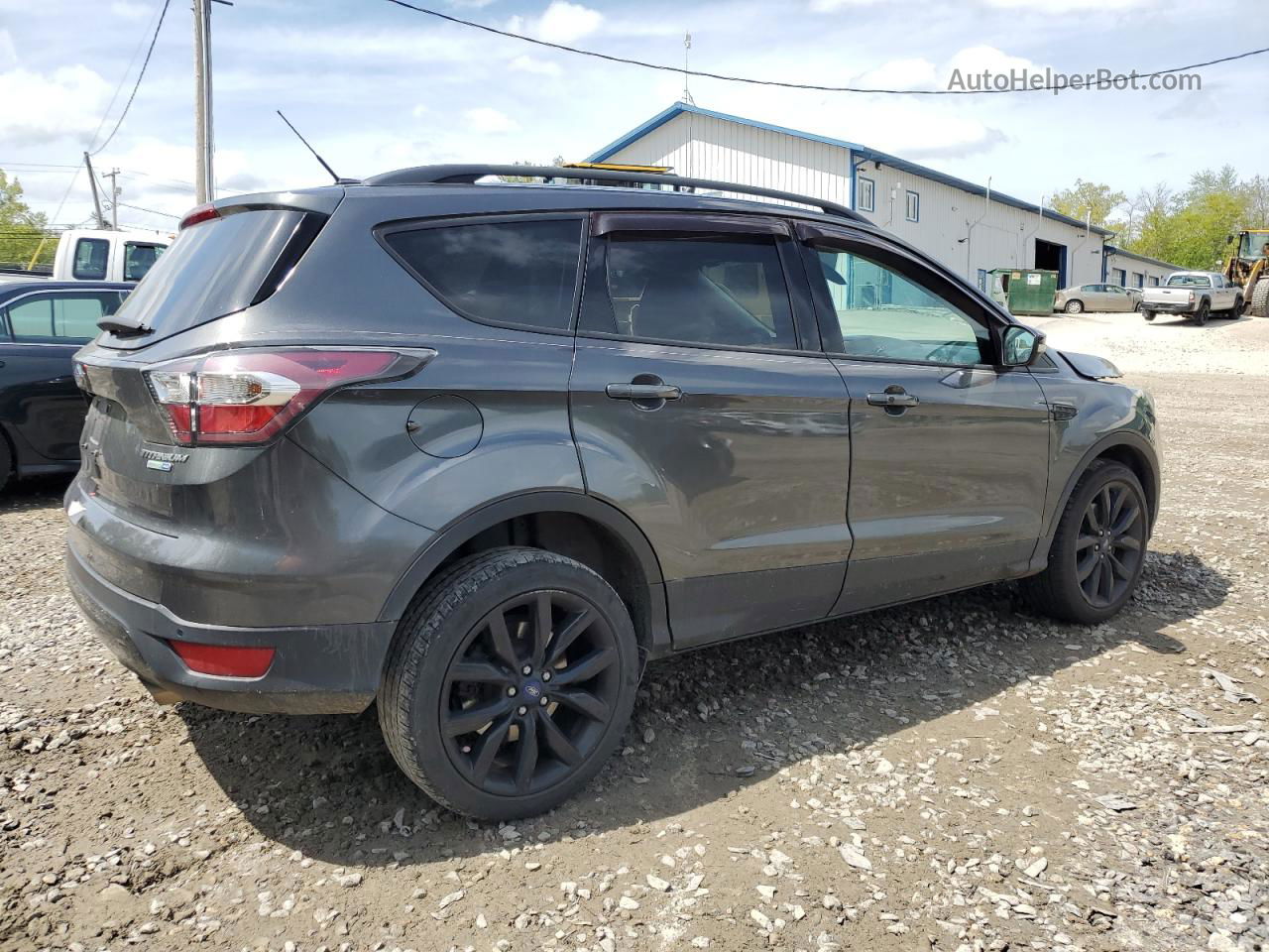 2017 Ford Escape Titanium Gray vin: 1FMCU9J98HUB25301