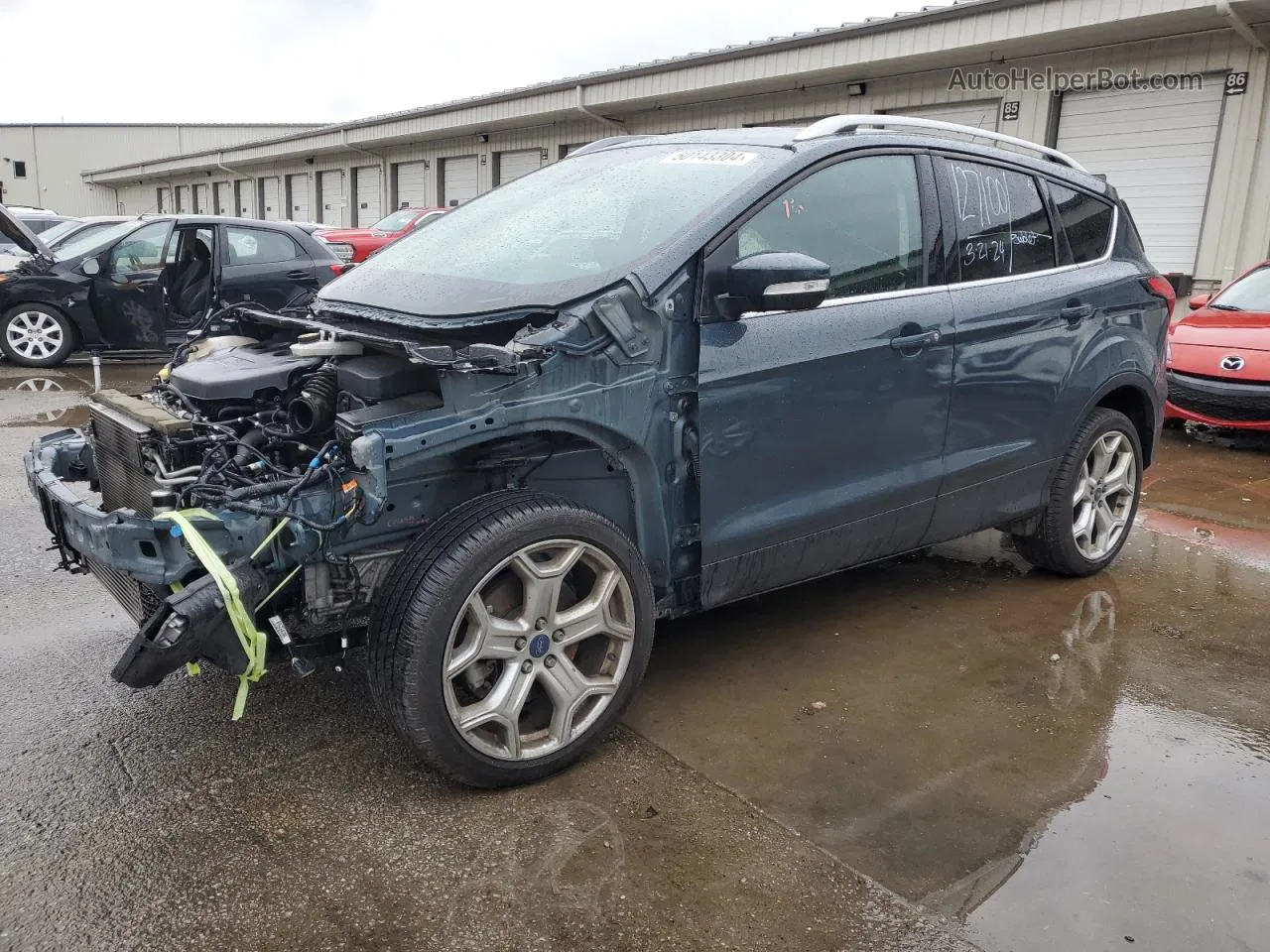 2019 Ford Escape Titanium Blue vin: 1FMCU9J98KUB76885