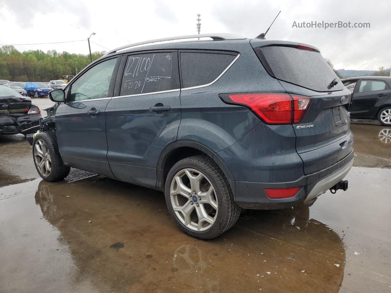 2019 Ford Escape Titanium Blue vin: 1FMCU9J98KUB76885