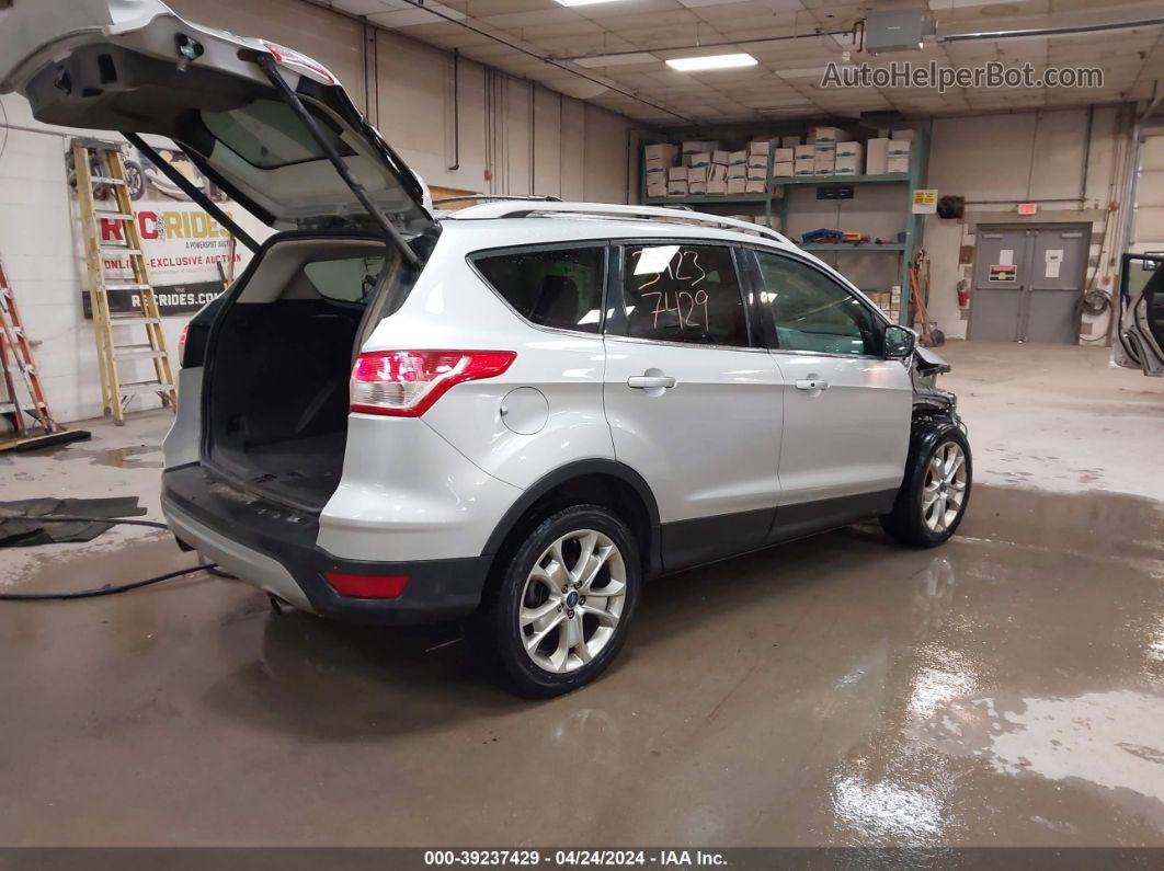 2014 Ford Escape Titanium Серебряный vin: 1FMCU9J99EUA18317