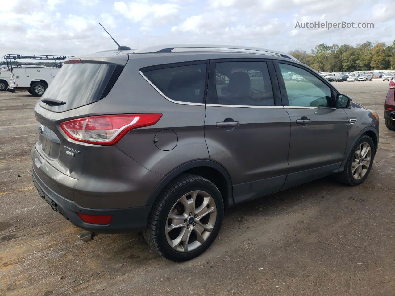 2014 Ford Escape Titanium Gray vin: 1FMCU9J99EUB07093