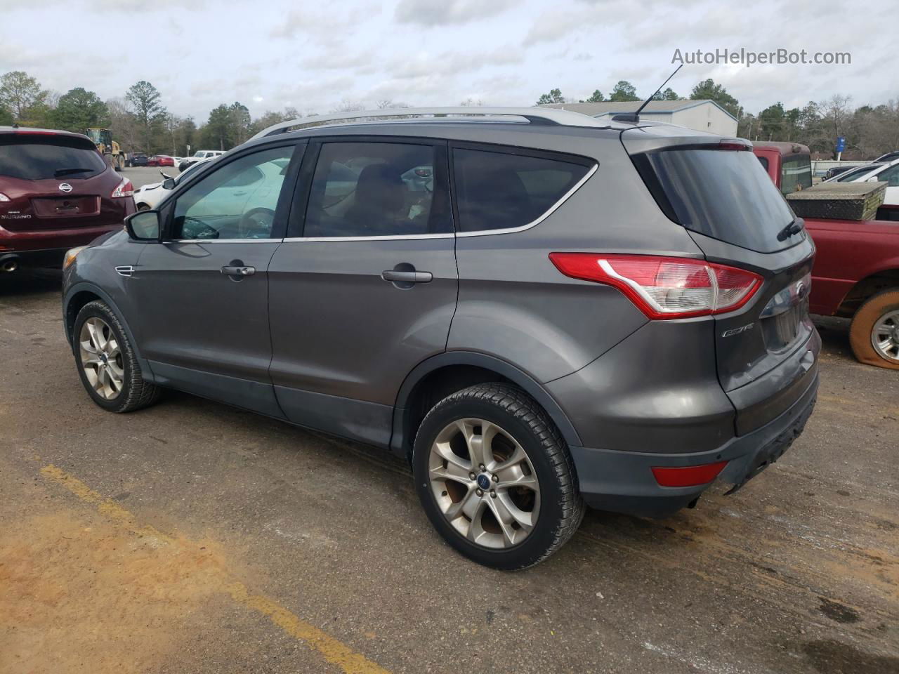 2014 Ford Escape Titanium Gray vin: 1FMCU9J99EUB07093