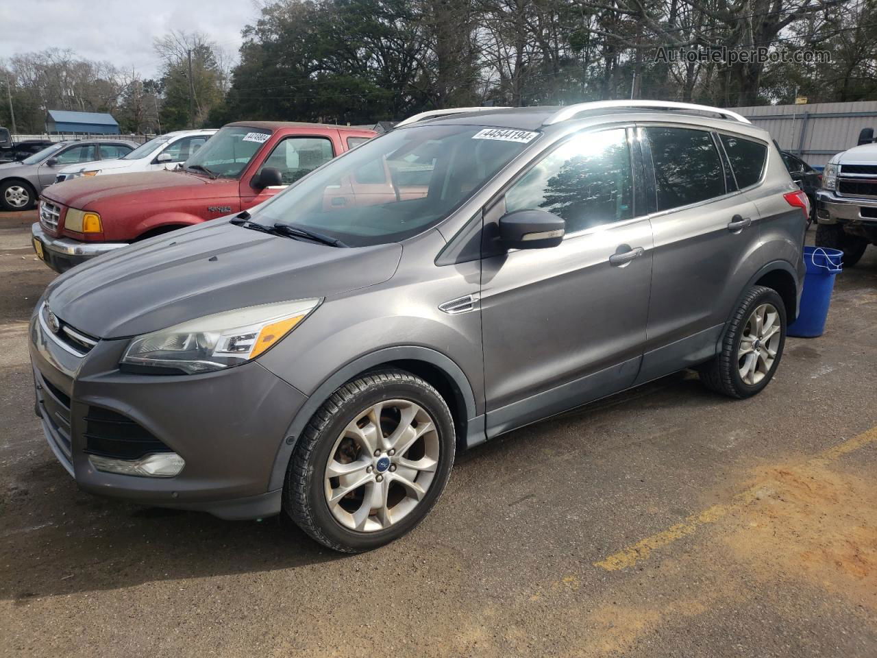 2014 Ford Escape Titanium Gray vin: 1FMCU9J99EUB07093