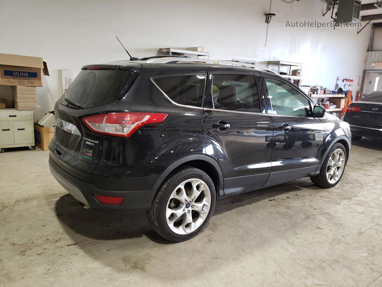 2014 Ford Escape Titanium Black vin: 1FMCU9J99EUB23987