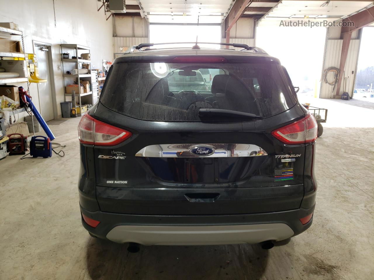 2014 Ford Escape Titanium Черный vin: 1FMCU9J99EUB23987