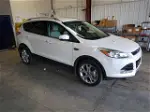 2014 Ford Escape Titanium White vin: 1FMCU9J99EUD32064