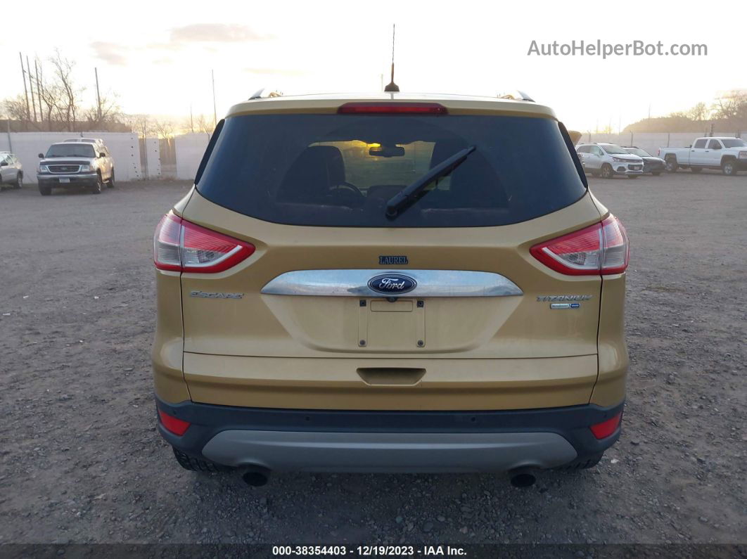 2014 Ford Escape Titanium Gold vin: 1FMCU9J99EUD37801