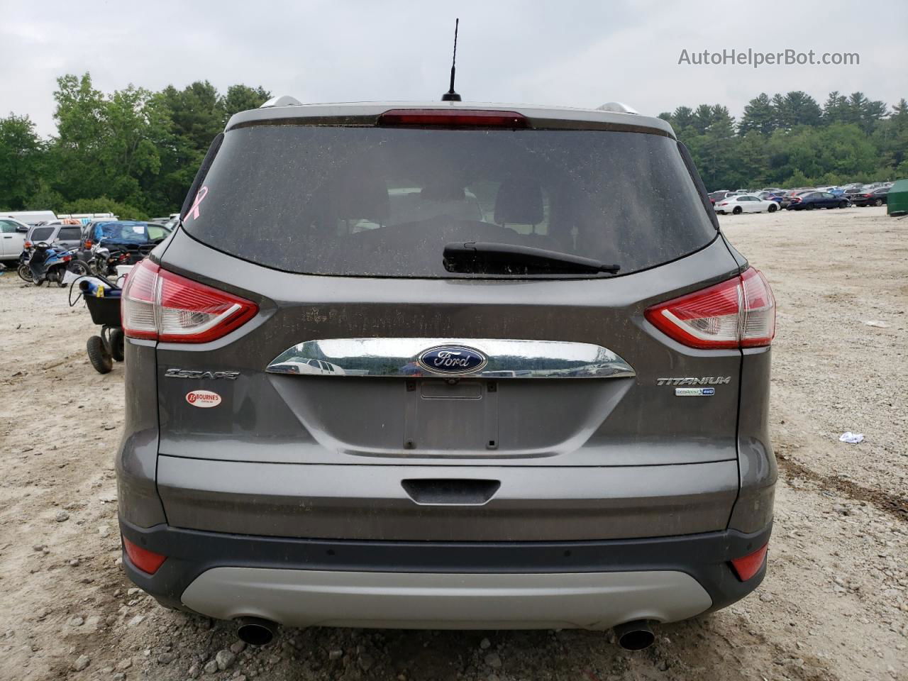 2014 Ford Escape Titanium Gray vin: 1FMCU9J99EUD52797