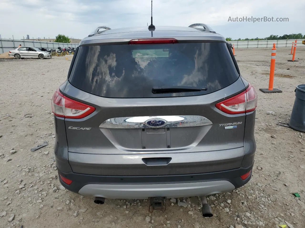 2014 Ford Escape Titanium Gray vin: 1FMCU9J99EUD63976