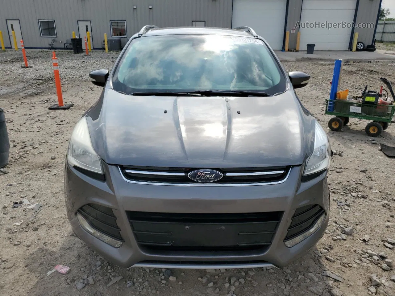 2014 Ford Escape Titanium Gray vin: 1FMCU9J99EUD63976