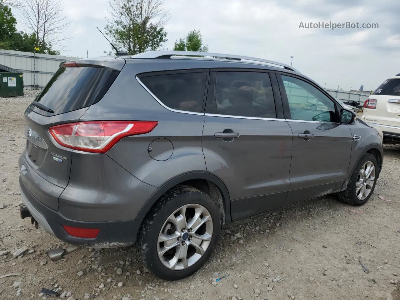 2014 Ford Escape Titanium Gray vin: 1FMCU9J99EUD63976