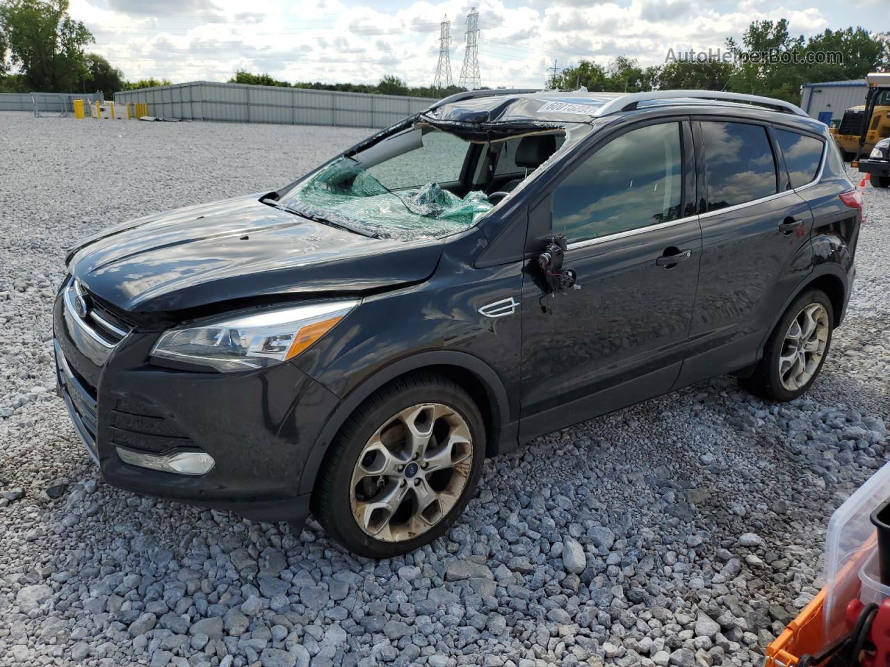 2015 Ford Escape Titanium Black vin: 1FMCU9J99FUA39184