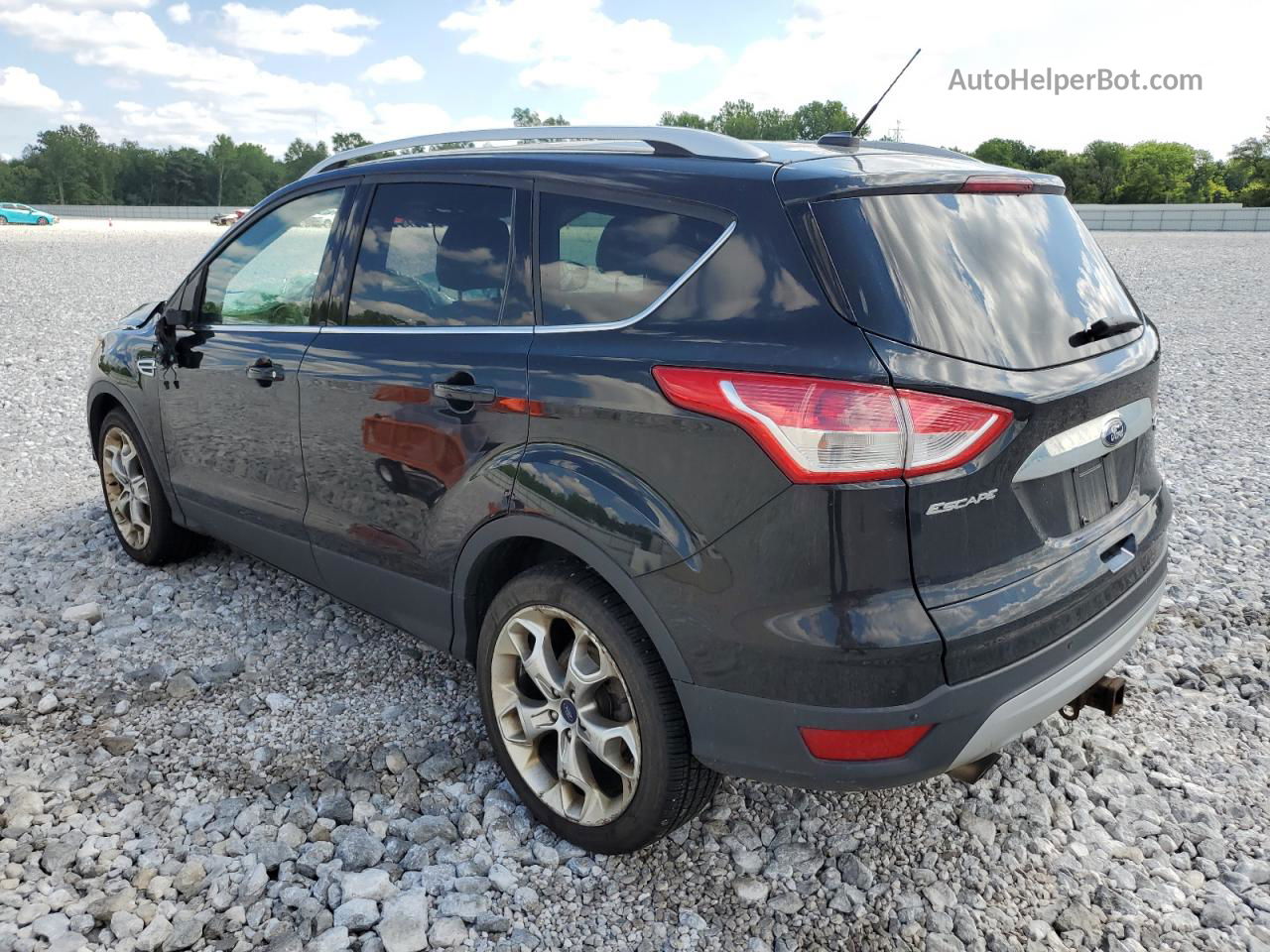 2015 Ford Escape Titanium Черный vin: 1FMCU9J99FUA39184